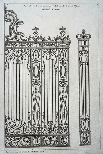 Grille cathedrale amiens - cathedrale,