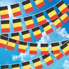 10m Drapeau Belgique avec 30