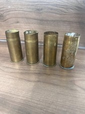 4 Douilles D’obus En Laiton