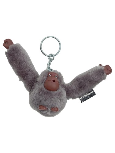 Kipling porte clés gris - gris, singe