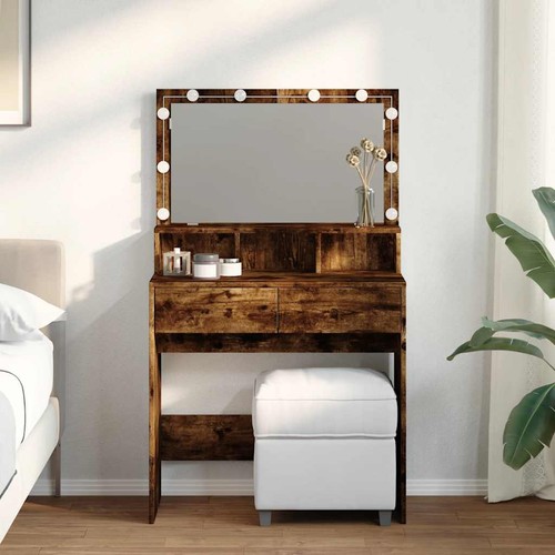 Coiffeuse avec led table - coiffeuse,