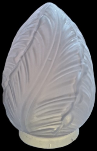 Globe verre art deco