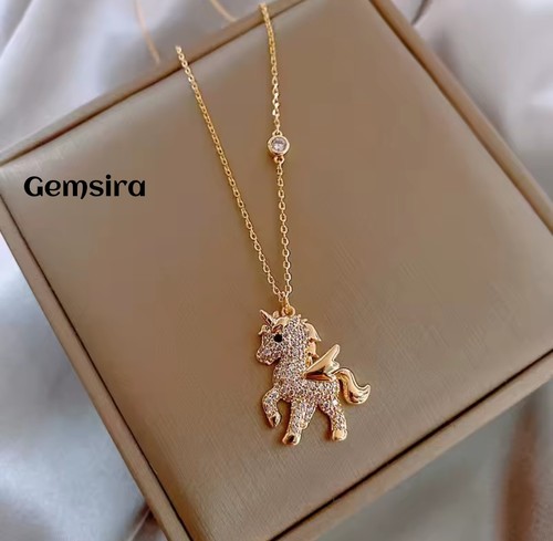Collier licorne cheval - collier,