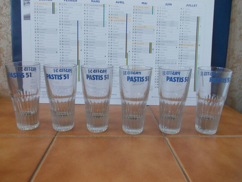 Verres pastis anciens - 6,