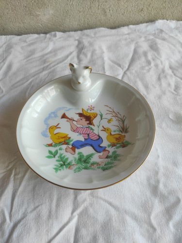 Ancienne assiette bouillie - ancienne,