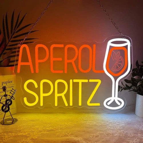 Aperol spritz neon sign - spritz,