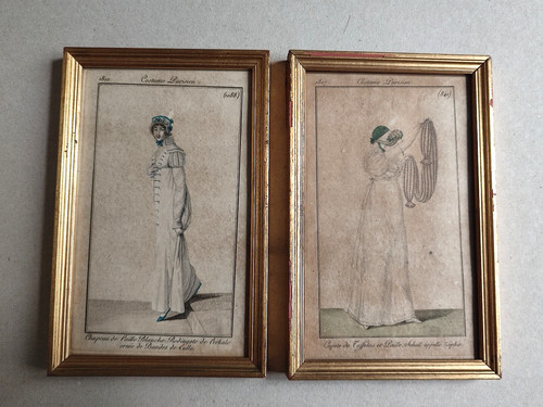 Début xixème costumes - xixème,