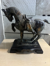 Vintage Bronze Chinese Tang Dynasty Horse Statue