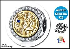 Charm Bicolore "Hibou" et