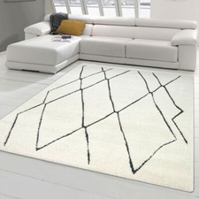 Tapis MOELLEUX Salon & Chambre à Coucher Design tissu plat LOSANGE ABSTRAIT  ...