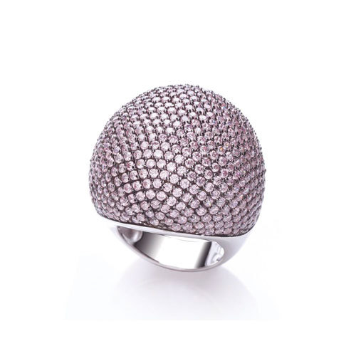 Bague cocktail large micro - bague,