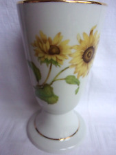 Porcelaine de COULEUVRE FRANCE Fondée en 1789 Mazagran  décor Les Tournesols