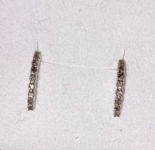 Demi créole diamants - et,