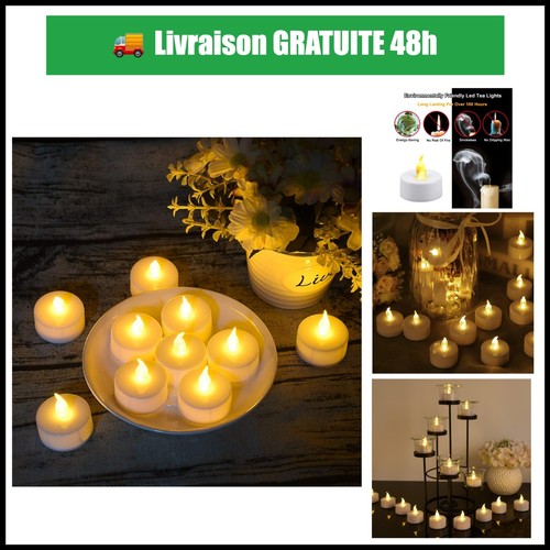 Bougies chauffe plat - led, sans