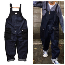 Jeans Hommes Pantalon Bib And Brace Ensembles Poches Cargo Salopette Jarretelle