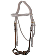 Dyon Drop Noseband – D Collection – Brown, Full - New without tags