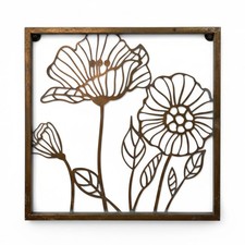 Décoration murale florale