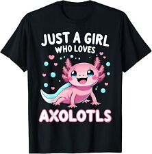 Axolotl Kawaii Just A Girl Who Loves Axolotls T-Shirt