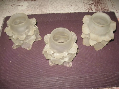 Anciens abat jour tulipes - abat,
