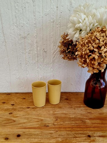 Gobelets jaune tupperware - jaune,