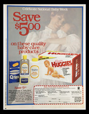 1984 Kleenex Celebrate National Baby Week Circular Coupon Advertisement