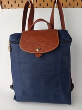 LONGCHAMP Navy Blue Le Pliage Sac A Dos Modele Depose Mini Backpack
