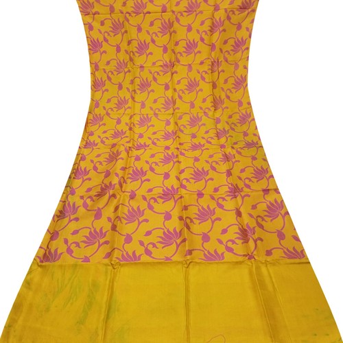 Ancien jaune 100 pur soie - jaune, 100%