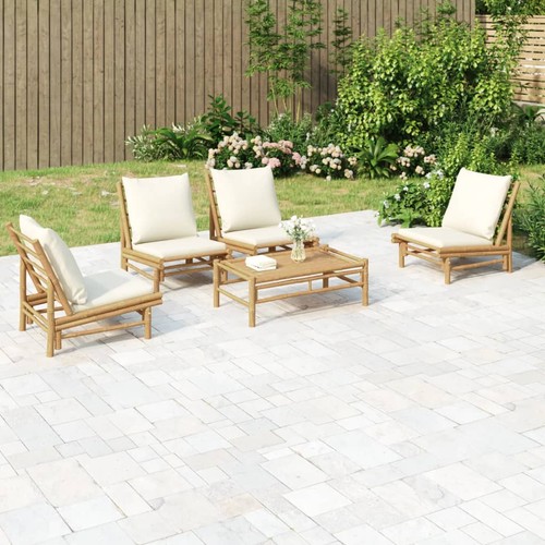 Salon jardin avec coussins - salon,