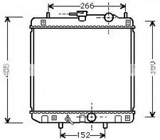 RADIATEUR EAU DAIHATSU GRAN