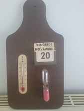 SABLIER BOIS et THERMOMETRE