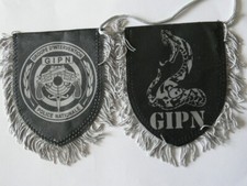 POLICE FANION DU GIPN BORDEAUX EN TOILE PLASTIFIEE*