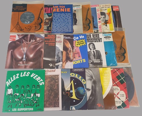 Lot disques 45t - de,