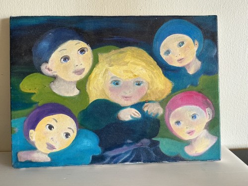 Peinture sur toile enfants - peinture,