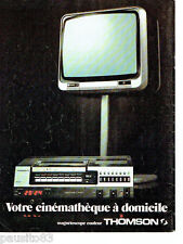 ADVERTISING ADVERTISING 086 1978 Thomson Color VCR