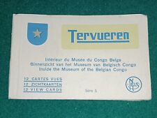 Old postcard BEL - Tervueren - Interior of the Museum of the Belgian Congo - 12 maps views complete
