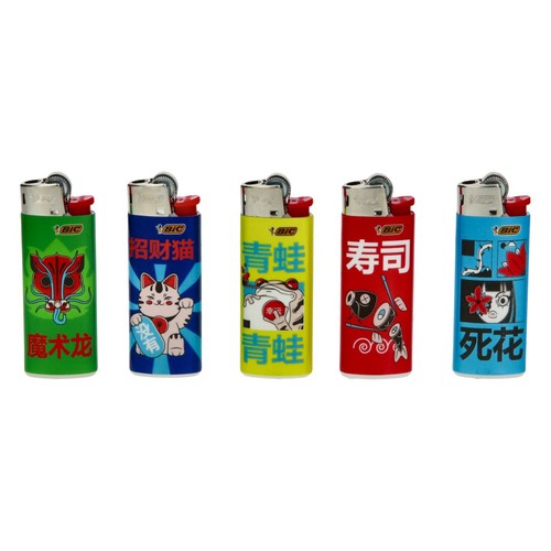 Briquet bic mini japan art - bic, x5