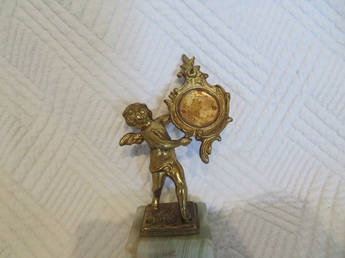Porte montre angelot bronze - montre,