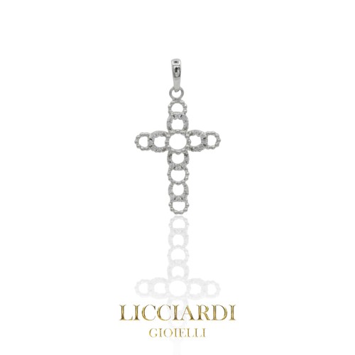 Pendentif femme croix blanc - pendentif,