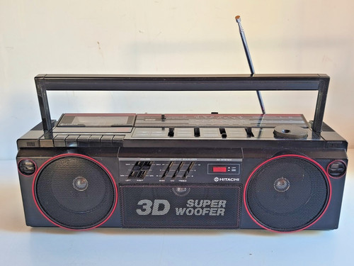Hitachi trk 3d2e boombox - trk-3d2e,