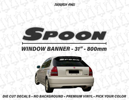 Spoon sports rear window - rear,