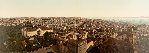 Lisboa panorama tomado da - panorama,
