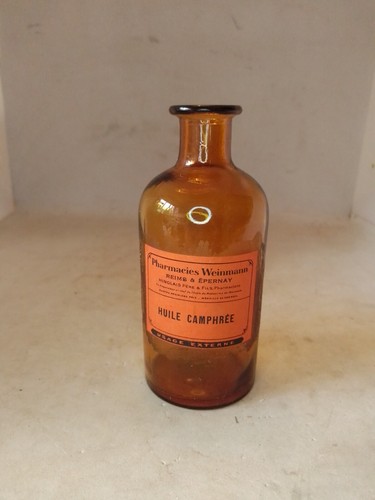 Ancienne bouteille huile - ancienne,