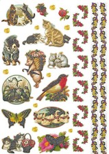 Planche De Stickers Papier