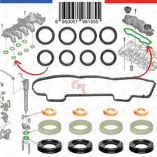 Kit Joint injecteur Culbuteur Admission pour Citroen Peugeot 1.6 HDi - Ford TDCI
