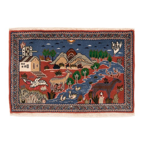 Kashmar tapis oriental fait - kashmar,