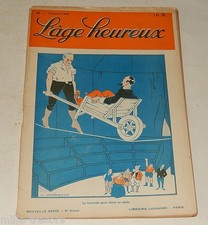 L'AGE HEUREUX N°19 du 4 octobre 1928 : Auto-volante - Gaulois et Romains - Bumbo