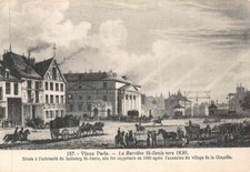 Old Paris - La Barrière St-Denis circa 1830