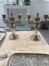 Ancienne paire chandeliers