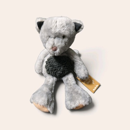 Moulin roty peluche chat - peluche, gris
