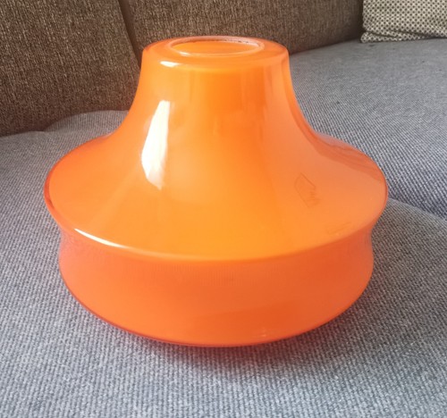 Globe orange opaline pour - opaline,